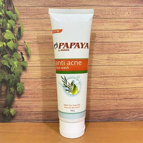 Mamaya Face Wash Papaya Brightening Anti Acne Gram Lazada