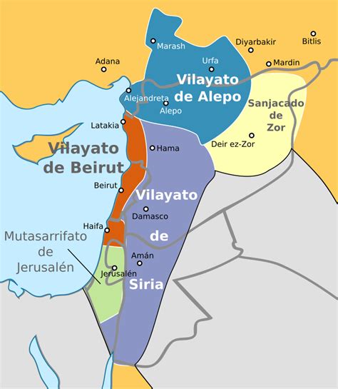 Siria Bajo El Imperio Otomano H 1900 Recortes De Oriente Medio