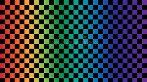 Rainbow Checkerboard Stock Illustrations 371 Rainbow Checkerboard