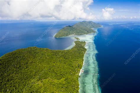 Aerial View Of Mansuar And Kri Raja Ampat Indonesia Stock Image