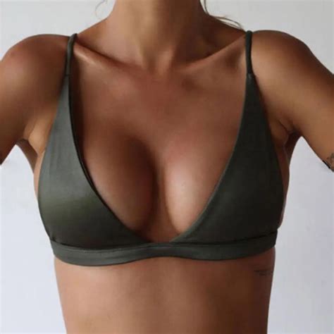 Hot Sell Women Summer Beach Bikini Top Bra Push Up Swimwear Swimsuits