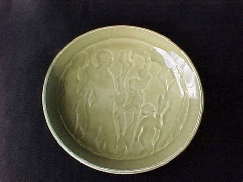 Art Deco Nude Figures Studio Pottery Plate Etsy