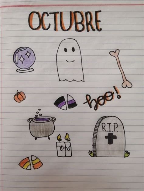 Portadas de octubre ideas bonitas diseños fáciles dibujos imágenes