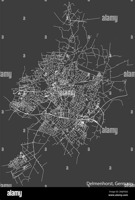 Street roads map of DELMENHORST, GERMANY Stock Vector Image & Art - Alamy