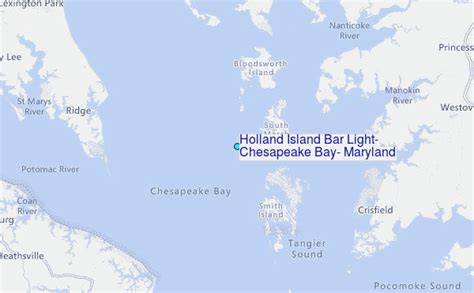 Holland Island Bar Light Chesapeake Bay Maryland Tide Station