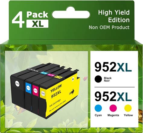 952xl Ink Cartridges Combo Pack High Yield For Hp Ink 952 Xl Cartridge Replacement