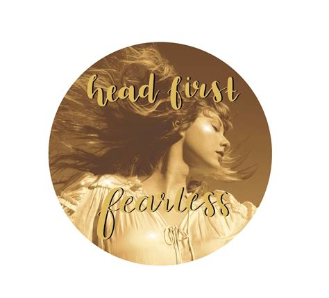 Taylor Swift Fearless Sticker Etsy