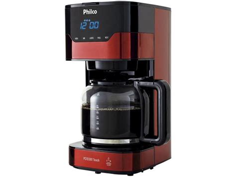 Cafeteira Philco Touch Inox Red Pcfd Cafeteiras El Tricas E