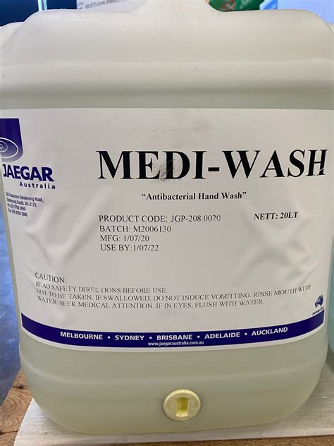 Medi Wash Antibacterial Hand Wash 5 Litre Drum