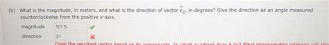 Solved Two Position Vectors Lie In A Plane The First Chegg