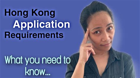 Mga Requirements Sa Pag Apply Sa Hong Kong Domestic Helper Hong Kong