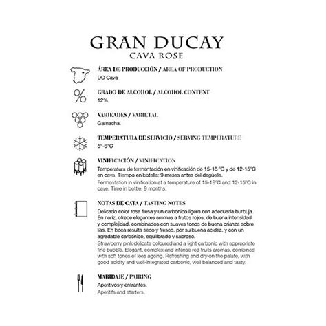 Gran Ducay Gran Ducay Casa Rosado Brut Nature Gran Ducay Botella De 70 Cl