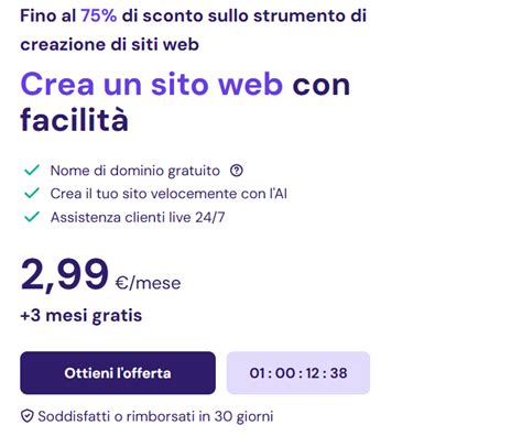 hosting  siti web  ai integrata cosa offre hostinger  meno