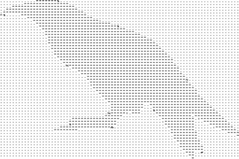 Eagle Ascii Art Svg Eps Graphic By Mappingz Creative Fabrica