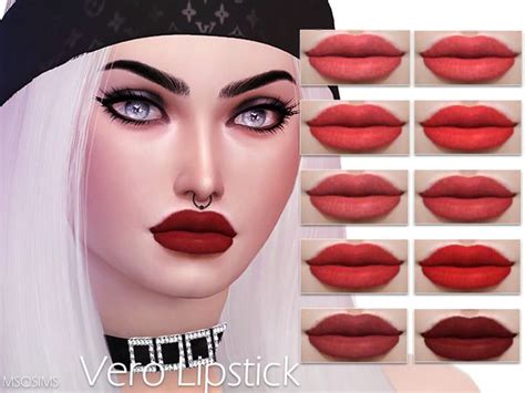 Msqsims Vero Lipstick Sims 4 Sims Sims 4 Cc Makeup