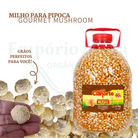 Milho De Pipoca Mush Tipo Mushroom Cianorte Kg Shopee Brasil