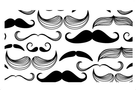 Printable Mustache Outline