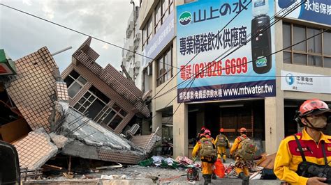 Gempa Magnitudo 6 8 Guncang Taiwan Sejumlah Bangunan Runtuh