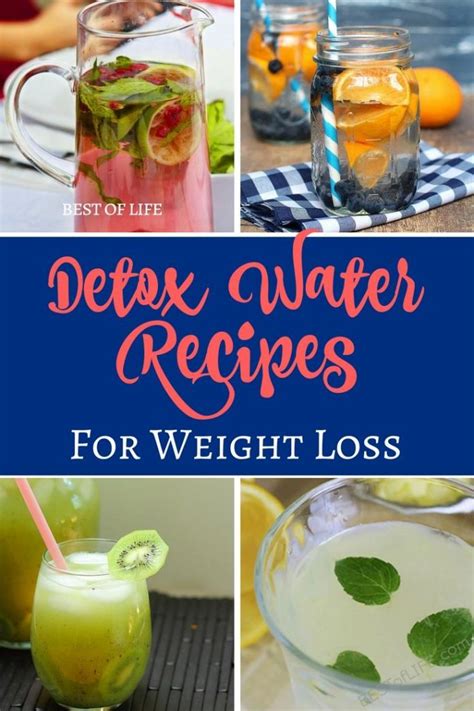 Detox Water Recipes For Weight Loss Best Of Life