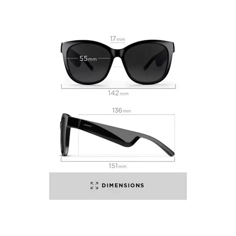 Buy Bose Frames Soprano Cat Eye Polarized And Bluetooth Sunglasses Smart Glasses Black