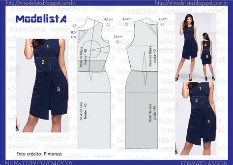 Modelista A3 Numo 0219 Dress Pattern Fashion Short Dress Patterns