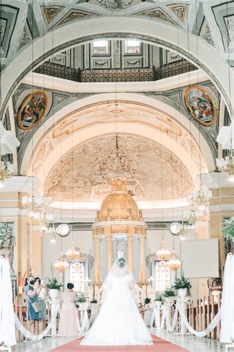 Bride During a Wedding Ceremony in a Church · Free Stock Photo