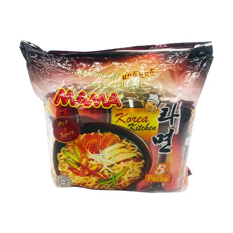 Mama Instant Noodle Korea Kitchen Hot Spicy 5 S 300g