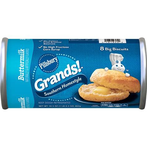 Pillsbury Grands Homestyle Buttermilk Biscuits 8ct Hy Vee Aisles Online Grocery Shopping