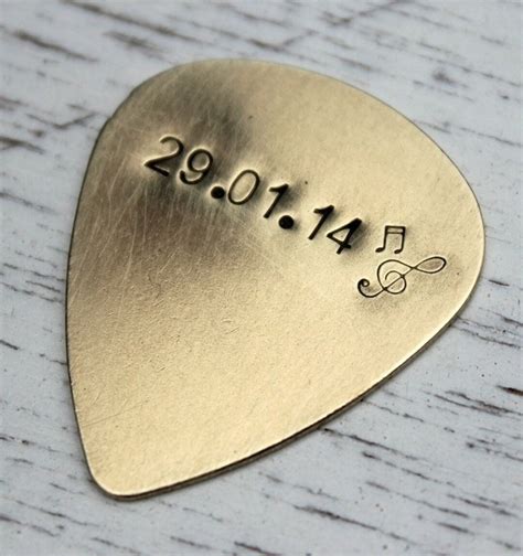 Personalized Guitar Pick, Custom Guitar Picks ,brass Guitar Picks ,music Symbol Guitar Picks ...