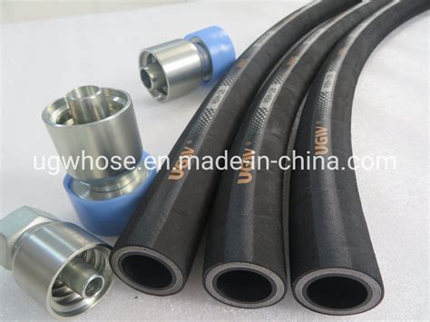 Wire Spiral Hose Pipe Hydraulic Psi Rubber Hose Tensile Reinforce