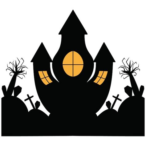 Premium Vector Haunted Old House For Halloween