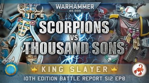 Thousand Sons Chaos Space Marines Vs Red Scorpions Warhammer 40k 10th