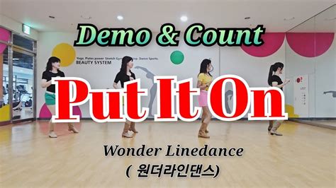 Put It On Beginner Line Dance Demo Count Rob Fowler Es