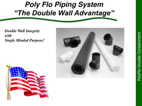 Ppt Poly Flo Piping System The Double Wall Advantage Powerpoint