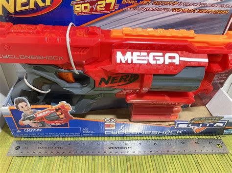 NERF N Strike Elite Mega Cycloneshock Blaster A9249 NEW 630509278862 EBay