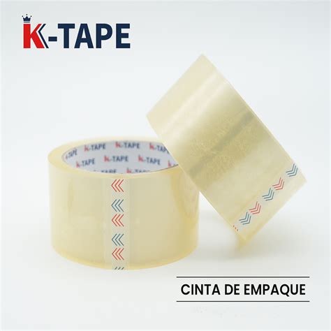 Piezas De Cinta Adhesiva Transparente De Empaque Mm X M Adhes