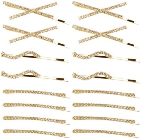 Amazon Pieces Rhinestone Bobby Pins Fancy Metal Hair Clips