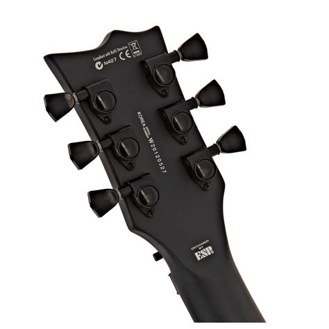 Esp Ltd Ec Fr Black Metal Black Satin Gear Music