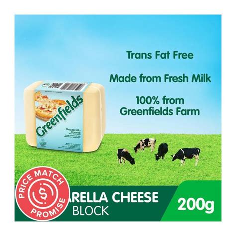 Greenfields Mozzarella Block Cheese Lazada Singapore