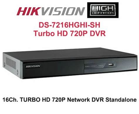 Hikvision Turbo Hd Channel Dvr At Rs Piece Hikvision Hd Dvr