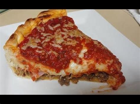 ChicagoStyle Stuffed Pizza Recipe 2 | Just A Pinch Recipes