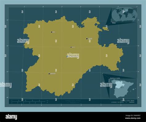 Castilla Y Leon Autonomous Community Of Spain Solid Color Shape