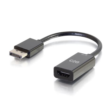 8in Displayport™ Male To Hdmi® Female Passive Adapter Converter 4k