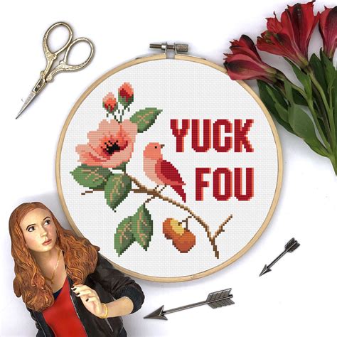 Cross Stitch Pattern Fuck You Cross Stitch Pattern Funny Etsy Denmark