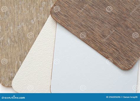 Veneer Samples And Finishes For Decorating Stock Photo Image Of Think