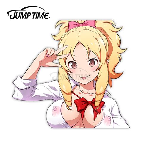 Jump Time Pegatinas De Vinilo Para Coche Calcoman A Eromanga Sensei