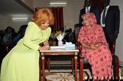 Madame Chantal Biya Visite La Fondation Grand C Ur