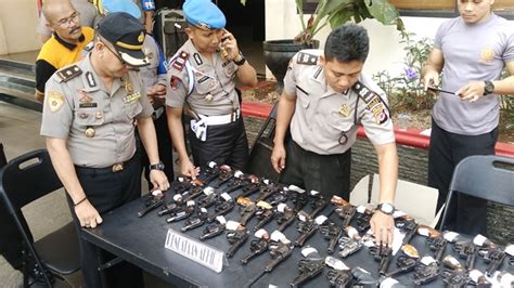 Hindari Penyalahgunaan 641 Senjata Api Milik Anggota Polres Bogor