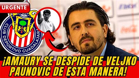 MIRA ESO HAY PROBLEMAS Amaury Vergara Se Despide De Veljko