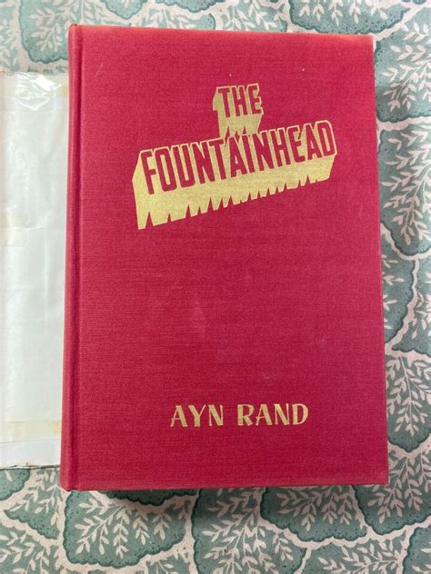 The Fountainhead Ayn Rand 1943 Bobbs Merrill Hardcover EBay